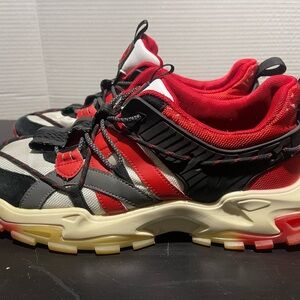 Men's Red and Black Sneakers